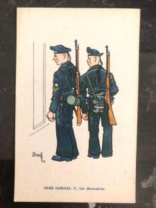 Mint Belgium Picture Postcard  WW2 Desperadoes