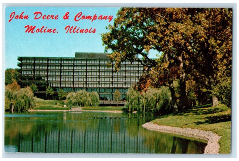 c1960s John Deere & Company Administrative Center Moline, IL Postcard