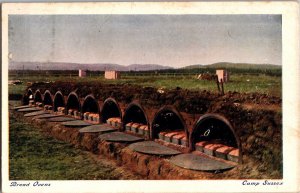 Bread Ovens, Camp Sussex, Sussex New Brunswick c1907 Vintage Postcard M76