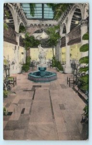 YBOR CITY, Tampa FL ~ Handcolored THE PATIO Spanish Restaurant 1941 Postcard