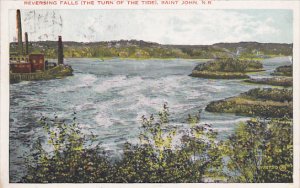 Canada Reversing Falls The Turn Of The Tide Saint John New Brunswick 1929