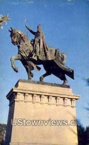 Statue of St. Louis, Forest Park in St. Louis, Missouri