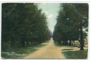 Cedar Avenue Winston Salem North Carolina 1907 postcard