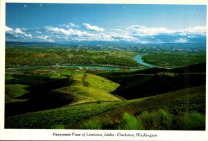 Panoramic View Of Lewiston Idaho - Clarkston Washington