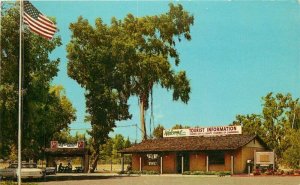 Fresno California Tourist Information Center 1960s Teich Postcard 21-12357