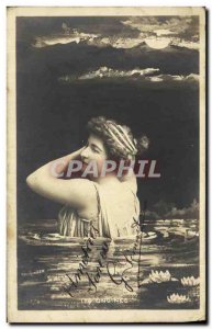 Old Postcard Fantaisie The mermaids