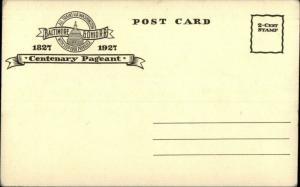 B&O Baltimore & Ohio Railroad Trains 1927 Pageant Postcard THATCHER PERKINS