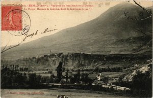 CPA EMBRUN Vue prise du Pont Neuf sur la Durance La Plaine. (453534)