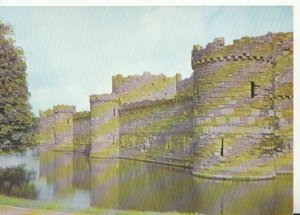 Wales Postcard - Outer Curtain Wall from South-West - Beaumaris Castle - TZ8256