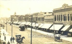 Real Photo - Main St. - Sheridan, Wyoming