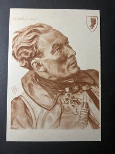 Mint 1942 Germany W Willrich Postcard WWII Major Werner Baumbach