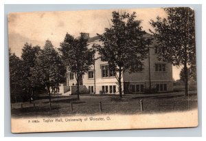 Vintage 1900's Photo Postcard Grounds and Taylor Hall University of Wooster Ohio