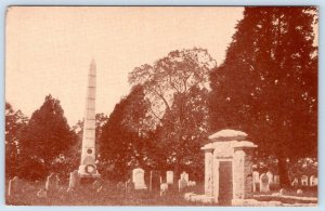 1920-30's ST MARY'S COUNTY MD TRINITY CHURCH CEMETERY GRAVEYARD VINTAGE POSTCARD