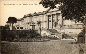 CPA Compiegne- Le Chateau vu du Parc FRANCE (1008997)