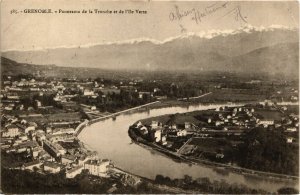 CPA GRENOBLE - Panorama de la TRONCHE et de l'Ile Verte (273222)