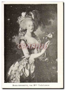 Modern Postcard Versailles Marie Antonette Vigee Lebrun By