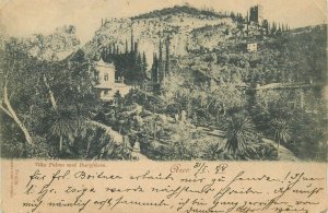 Italy Trentino-Alto Adige Trento Arco Villa Palma 1898 postcard