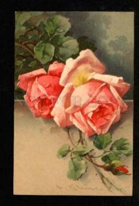 3051017 Pink ROSES Garden by C. KLEIN Meissner & Buch 2025 pc