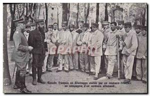 Old Postcard Army Health Wounded french tours in Germany by a French doctor i...