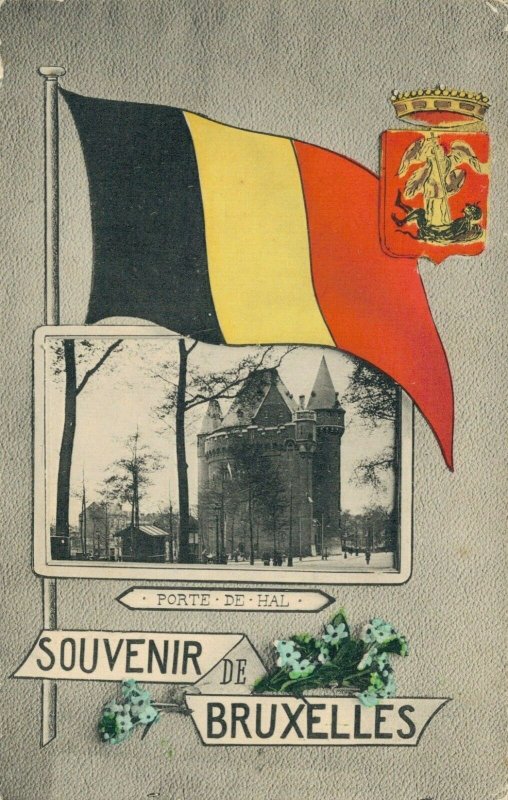 Belgium Porte De Hal Souvenir de Bruxelles 04.00