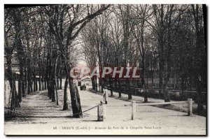 Old Postcard Dreux Avenue Du Parc De La Chapelle Saint Louis