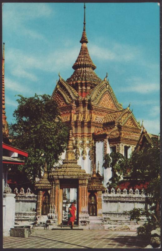 Wat Poh Temple,Bankok,Thailand Postcard BIN