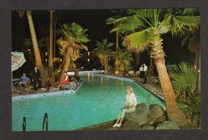 CA Saga Motor Hotel Pool ANAHEIM CALIFORNIA Postcard PC