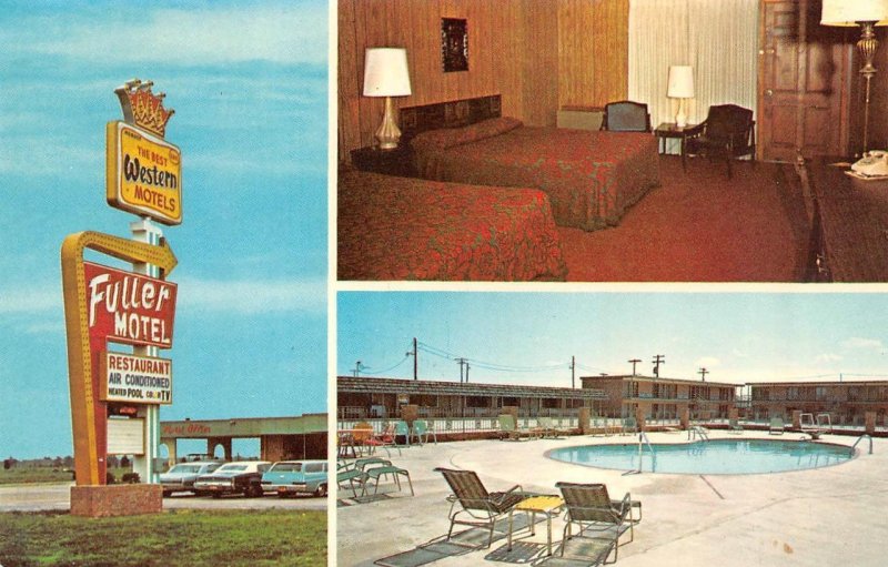 Brinkley, AR Arkansas  FULLER MOTEL & RESTAURANT~Steve Fowler ROADSIDE  Postcard