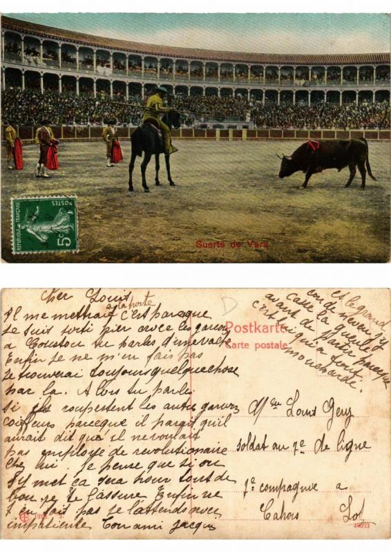 CPA Bullfighting - Suerte de Vara (776034)