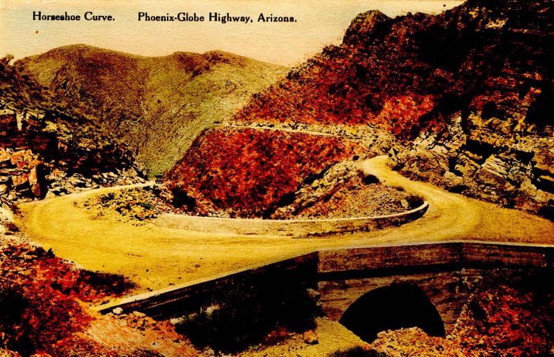AZ - Phoenix Globe Highway, Horseshoe Curve