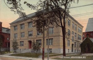 AMSTERDAM NEW YORK NY~HIGH SCHOOL POSTCARD