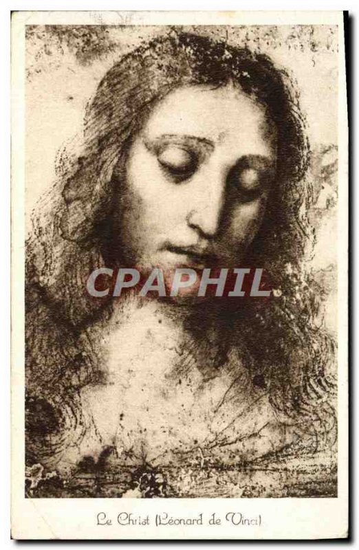 Old Postcard Christ Leonardo da Vinci