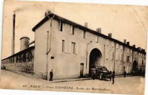 CPA AK AGEN-Usine Vigneras-Sortie des Marchandises (264262)