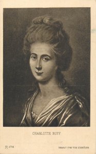 B572 Youthful acquaintance of the poet Goethe - Charlotte Buff portrait