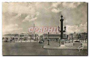 Old Postcard Paris and Wonders Place de la Concorde