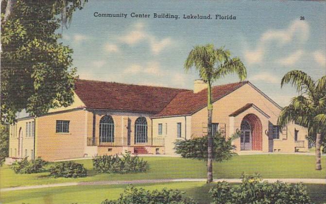 Florida Lakeland Community Center Building 1941