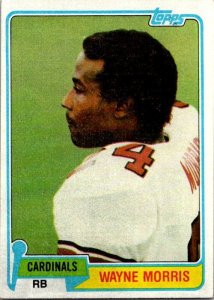 1981 Topps Football Card Wayne Norris St Louis Cardinals sk60132