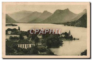 Old Postcard Lake Annecy Le Petit Lac The Bauges