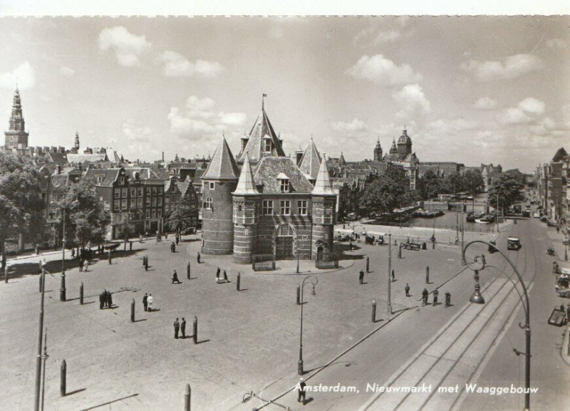 The Netherlands Postcard - Amsterdam - Nieuwmarkt Met Waag - Ref TZ2722