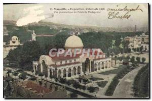 CPA Marseille Exposition Coloniale 1906 vue panoramique du palais de Madagascar 