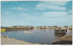 A view of Cheticamp Harbour, Cabot Trail, Cape Breton, Nova Scotia,  Canada, ...