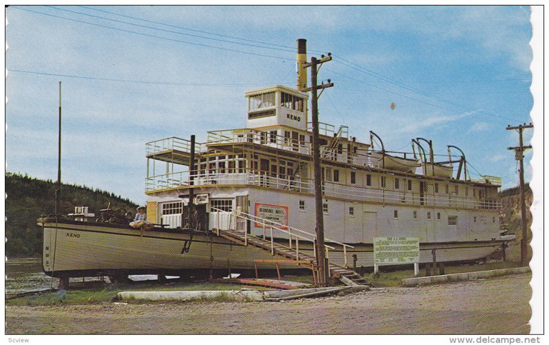 S.S. Keno at Dawson City,  Yukon,  Canada,   PU_1973