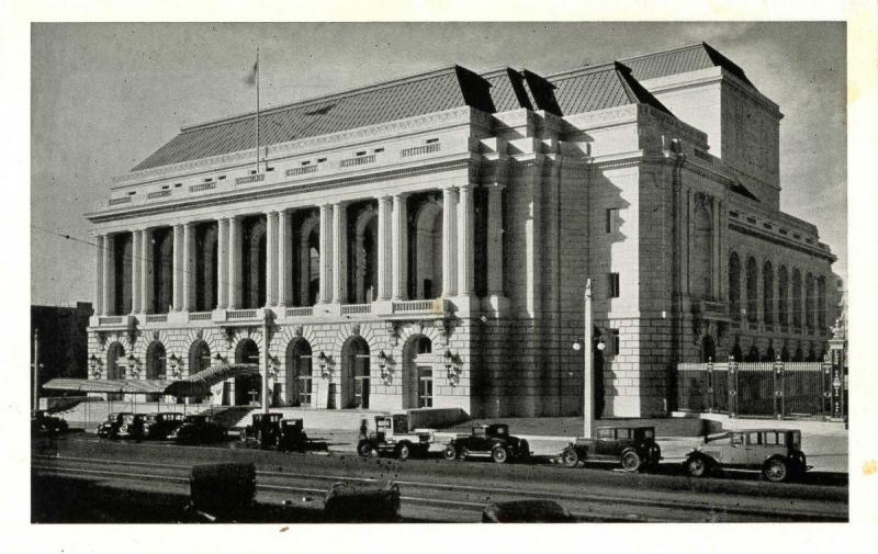 CA - San Francisco. War Memorial Opera House