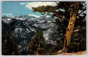Beartooth Mountains, Montana, Vintage Union Oil Chrome Postcard