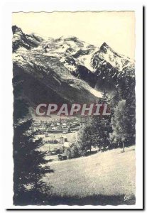 Chamonix Old Postcard View of the Mont Blanc