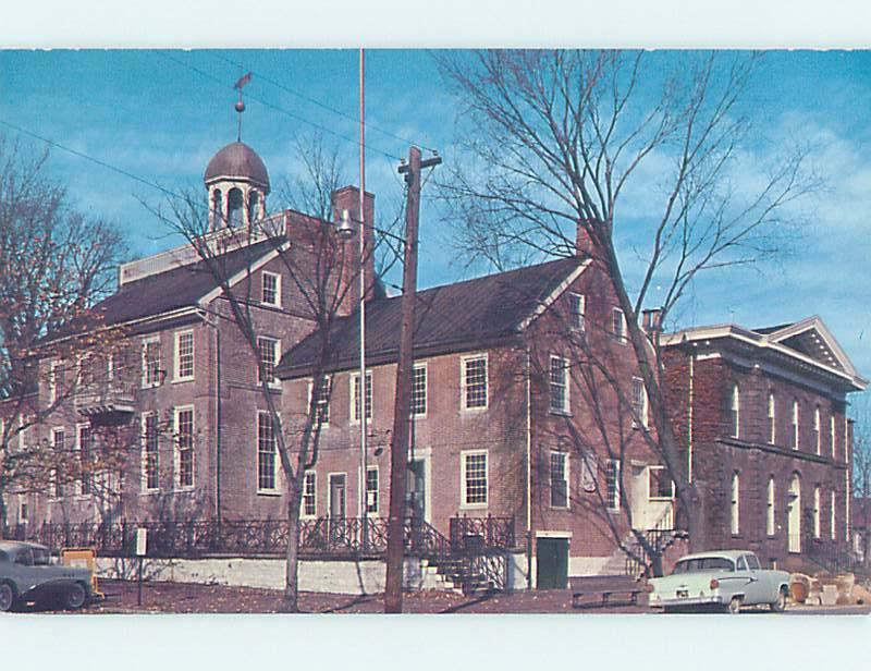 Pre-1980 COURTHOUSE SCENE New Castle Delaware DE AE9842