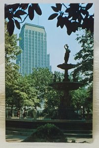 Court Square Memphis Tennessee Vintage Postcard