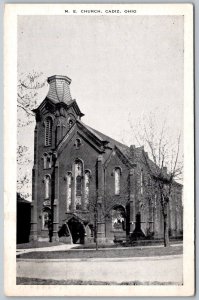 Cadiz Ohio 1961 Postcard M.E. Church