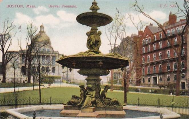 Massachusetts Boston The Brewer Fountain