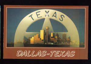 Dallas, Texas/TX Postcard, Downtown Dallas, The Lone Star State